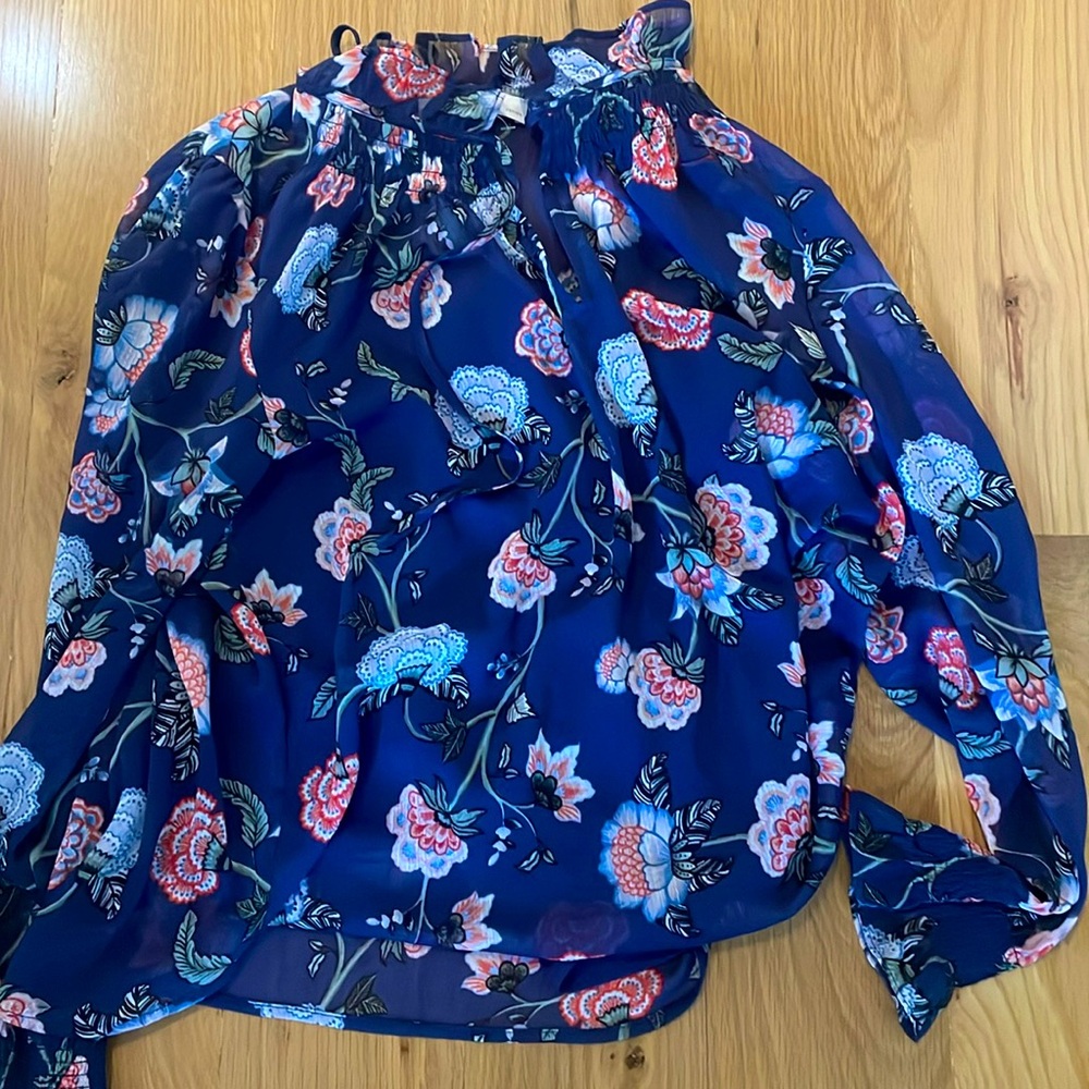 NWT Loft Sheer Blouse with Cami